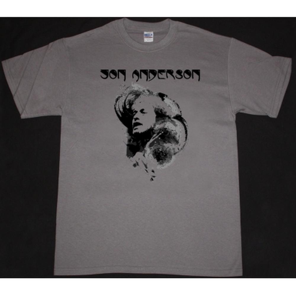 Jon Anderson Yes New Grey Charcoal T-Shirt